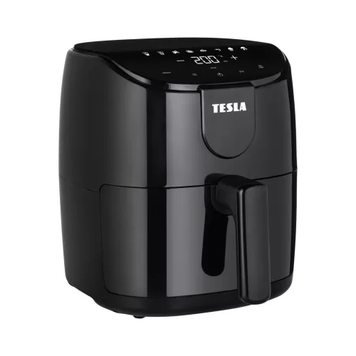 Friteuză cu Aer Cald Digitală TESLA AirCook Q40, 4 Litri, Neagră
