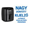 Friteuză cu Aer Cald Digitală TESLA AirCook Q40, 4 Litri, Neagră