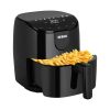 Friteuză cu Aer Cald Digitală TESLA AirCook Q40, 4 Litri, Neagră