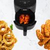Friteuză cu Aer Cald Digitală TESLA AirCook Q40, 4 Litri, Neagră