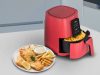TESLA AirCook Q30 - Cuptor Multifuncțional cu Aer Cald Digital, 3,8 Litri, 1300W, Roșu