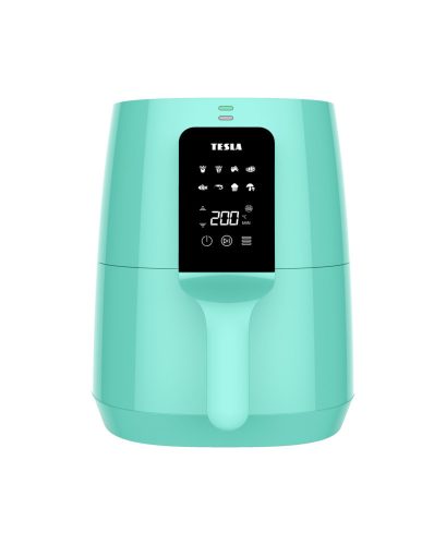 TESLA AirCook Q30 - Cuptor cu Aer Cald Multifuncțional Digital, 3,8 Litri, 1300W, Turcoaz