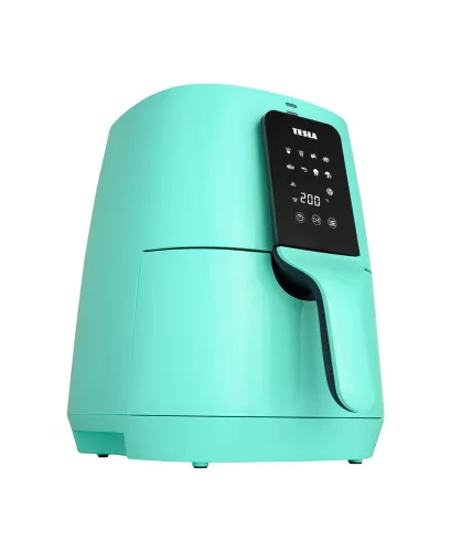 TESLA AirCook Q30 - Cuptor cu Aer Cald Multifuncțional Digital, 3,8 Litri, 1300W, Turcoaz