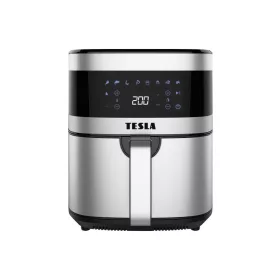   TESLA AirCook Q60 XL - Friteuză cu Aer Cald Digitală Multifuncțională, 6 Litri, 1500 Wați