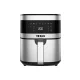 TESLA AirCook Q60 XL - Friteuză cu Aer Cald Digitală Multifuncțională, 6 Litri, 1500 Wați