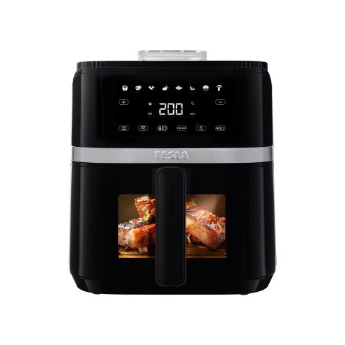 TESLA AirCook Q65 XL Pro - Frigider cu Aer Cald Multifuncțional, 5 Litri, 8 Programe