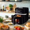 TESLA AirCook Q65 XL Pro - Frigider cu Aer Cald Multifuncțional, 5 Litri, 8 Programe