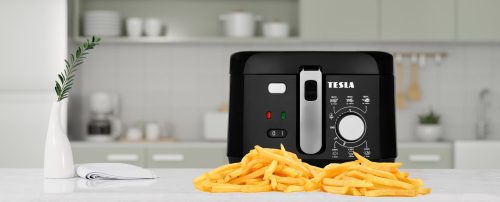 Friteuză Electrică TESLA EasyCook AE300 cu Capacitate de 2,5 Litri și Reglaj Termic