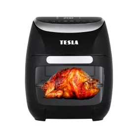   Cuptor Multifuncțional Digital cu Aer Cald TESLA AirCook & Grill QG600 - 11 Litri, 2000W, Tehnologie Flux de Căldură