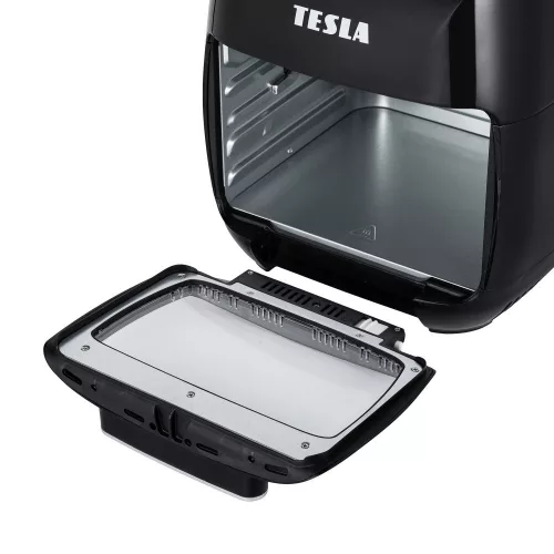 Cuptor Multifuncțional Digital cu Aer Cald TESLA AirCook & Grill QG600 - 11 Litri, 2000W, Tehnologie Flux de Căldură