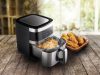 TESLA AirCook Q60 XL - Friteuză cu Aer Cald Digitală Multifuncțională, 6 Litri, 1500 Wați