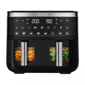   Friteuză cu Aer Cald Tesla Aircook Q450 XXL DualZone, 7,6L, Tehnologie Flux de Căldură