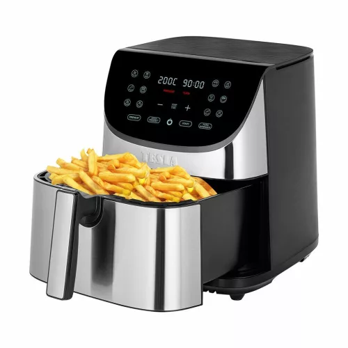 Friteuză cu aer cald digitală multifuncțională TESLA AirCook Q70 XXL, 8 litri