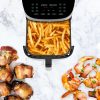 Friteuză cu aer cald digitală multifuncțională TESLA AirCook Q70 XXL, 8 litri