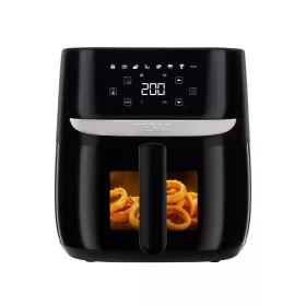   Friteuză cu Aer Cald Digitală Multifuncțională Tesla Aircook Q55 XL Pro, 5.7 Litri, Neagră