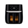 Friteuză cu Aer Cald Digitală Multifuncțională Tesla Aircook Q55 XL Pro, 5.7 Litri, Neagră