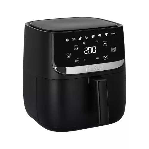 TESLA AirCook Q55 XL Multicooker Digital cu Aer Cald, 5.7L, Negru