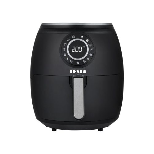 Friteuză cu Aer Cald Digitală Multifuncțională TESLA AirCook Q50 XL, 6 Litri, 1800W, Neagră