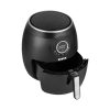Friteuză cu Aer Cald Digitală Multifuncțională TESLA AirCook Q50 XL, 6 Litri, 1800W, Neagră