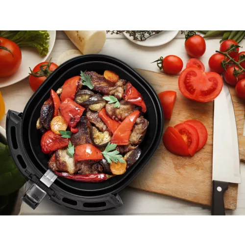 Friteuză cu Aer Cald TESLA AirCook Q50 XL, Multifuncțională, Digitală, 6 Litri, Albă