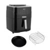 TESLA AirCook & Steam QS500 - Cuptor Multifuncțional cu Abur și Aer Cald, 7 Litri