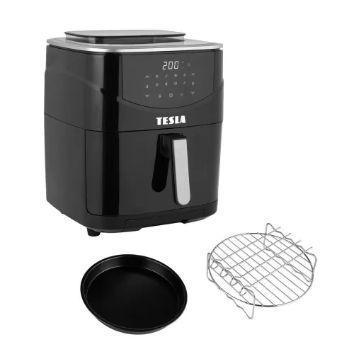 TESLA AirCook & Steam QS500 - Cuptor Multifuncțional cu Abur și Aer Cald, 7 Litri