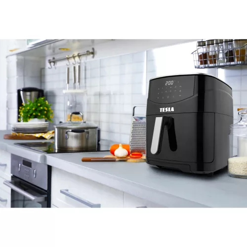 TESLA AirCook & Steam QS500 - Cuptor Multifuncțional cu Abur și Aer Cald, 7 Litri
