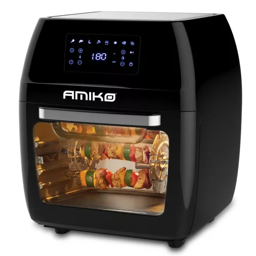 Amiko A80 Friteuză cu Aer Cald & Grill, 1700W, 12 Litri - Cuptor Multifuncțional