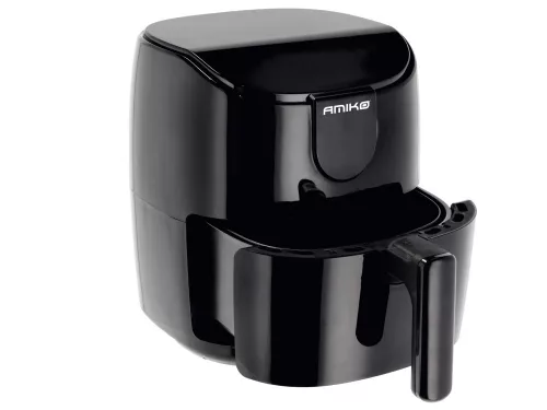 Friteuză cu Aer Cald Digitală Amiko A50, 1500W, 4 Litri, Negru