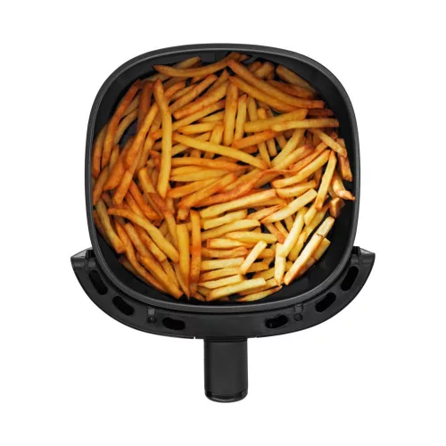 Friteuză cu Aer Cald Digitală Amiko A50, 1500W, 4 Litri, Negru