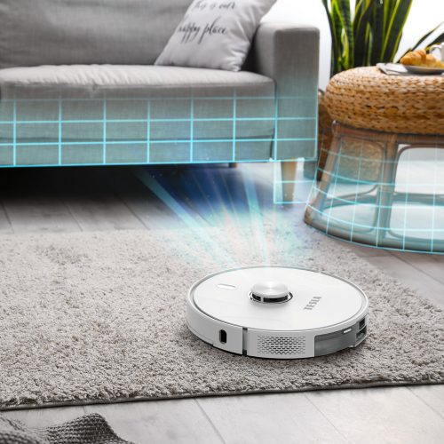 Aspirator Robot Inteligent Tesla Robostar IQ700 cu Navigație Laser, Funcție Umed-Uscat, 3000 Pa