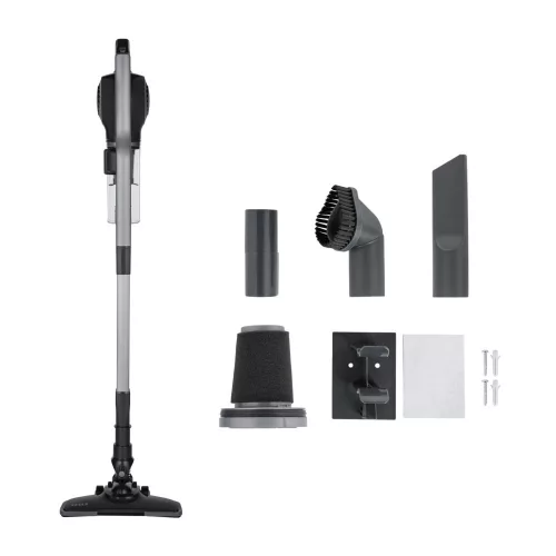 Aspirator Vertical și de Mână fără Sac TESLA AeroStar T300 cu Filtrare HEPA și Ciclon, Putere 600 W, Nivel de Zgomot 80 dB, Rază de Operare 8 m