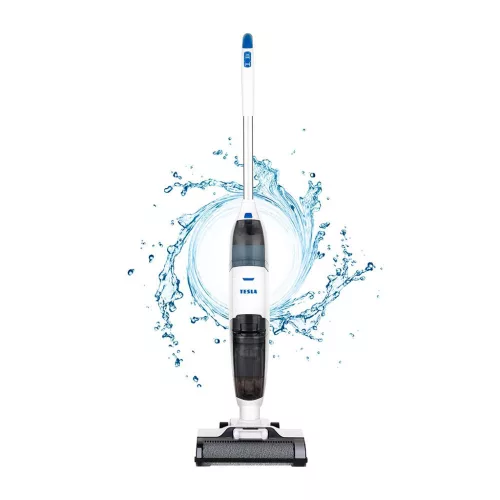 Aspirator și Mop Multifuncțional cu Baterie TESLA AquaStar AQ500, 3 în 1, Autonomie 25 min, Rezervoare Separate, Perie Suplimentară Inclusă