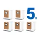 Sac de Praf Compatibil TESLA RoboStar iQ400 Plus - Set de 5 Bucăți