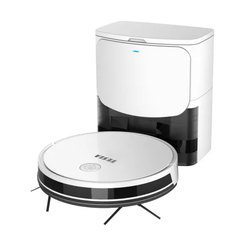 Aspirator Robot Inteligent TESLA RoboStar iQ400 Plus cu Auto-Golire (Alb)