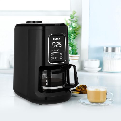 Espressor Automat TESLA CoffeeMaster ES400 cu Râșniță Integrată, 600 ml, 900 W