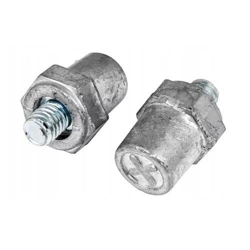 Adaptor Șurub pentru Baterie - Set de 2 Bucăți, M10, Zinc