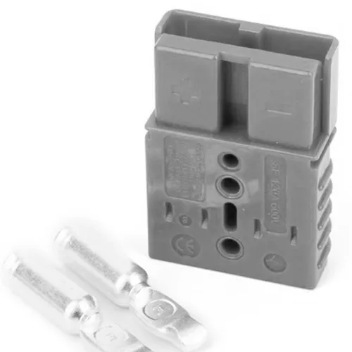 Conector Baterie - Conector Masculin/Feminin 120A, Culoare Gri, Compatibil cu Redresor