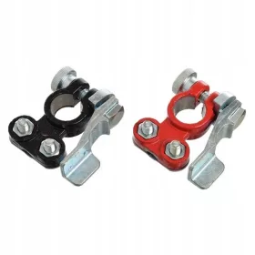   Set de Conectori pentru Baterie din Zinc, Compatibil cu Stâlpi Standard, Capacitate Maximă 800A, Interval de Temperatură -40°C la +90°C
