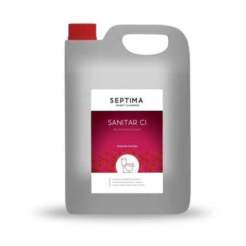 Gel de Curățare WC cu Clor Septima Sanitar CL 5 Litri