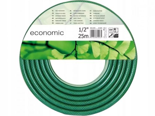 Furtun de Grădină 3 Straturi ECONOMIC 1/2" 25 m - Rezistent la UV și Formarea Algelo