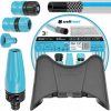Set de Furtun Alap 1/2" 20 m cu Accesorii și Suport de Furtun