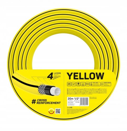 Furtun Grădină 4 Straturi 1/2" (12 mm) 20 m - CELLFAST QUATTRO