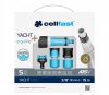 Cellfast YACHT MINI™ 5 Straturi 3/8" 15 m Set Furtun de Grădină cu Adaptoare ERGO