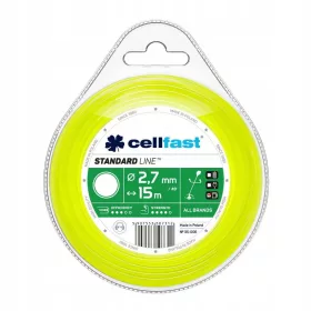   Damil pentru Motocoasă Cellfast STANDARD - Profil Rotund, 2,7 mm x 15 m