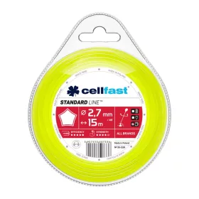   Damil pentru Trimmer Cellfast STANDARD - Profil Stea, 2,7 mm x 15 m