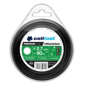   Damil Premium cu Particule de Aluminiu pentru Motocoase - Profil Rotund, Diametru 2,7 mm, Lungime 90 m, Producător Cellfast