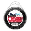 Damil Premium Întărit cu Particule de Aluminiu - Profil Stea, 2,4 mm x 15 m, Cellfast