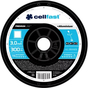   Damil Premium cu Particule de Aluminiu, Profil Rotund, Diametru 3,0 mm, Lungime 400 m, Cellfast