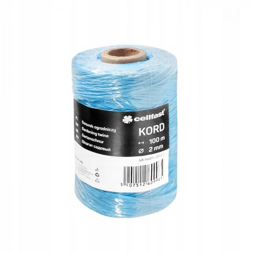 KORD Cellfast Fir de Grădinărit 100 metri, 2 mm, Polipropilenă